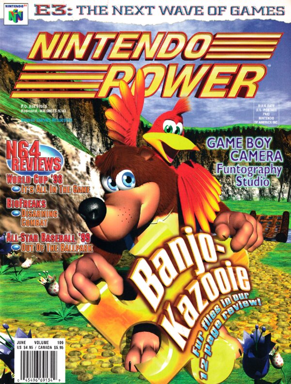 Nintendo Power Issue 109 (June 1998) cover